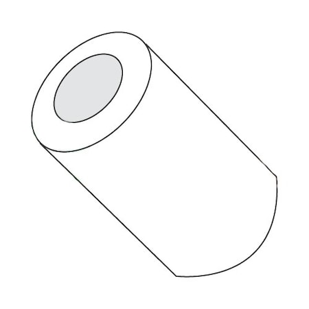 Newport Fasteners Round Spacer, #6 Screw Size, Natural Nylon, 15/16 in Overall Lg, 0.140 in Inside Dia, 1000 PK 567055